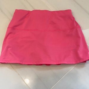 Luck in love girls tennis skirt pink 7/8